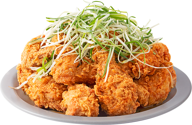 Fried Chicken with Mixed Onion and Oriental Sauce